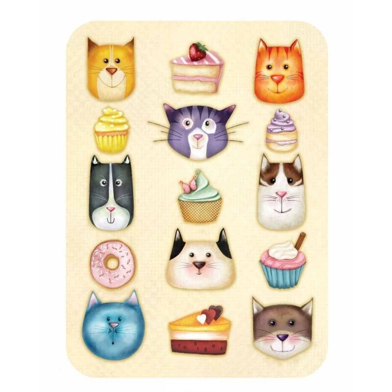 Felicitare Gorjuss - Cat Cakes