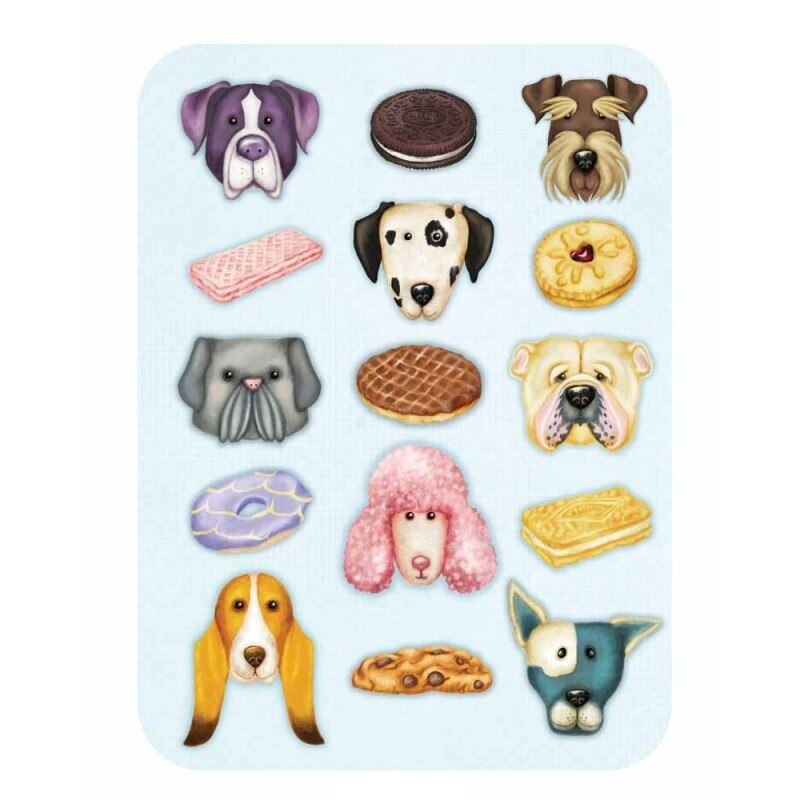 Felicitare Gorjuss - Dog Biscuits