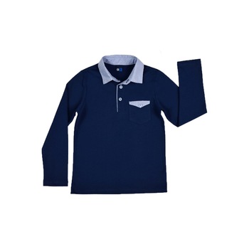 Bluza maneca lunga baieti GT GT-5641, Bleumarin Bluza maneca lunga baieti GT GT-5641, Bleumarin