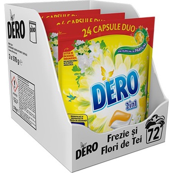 Detergent Dero Duo Caps Frezie, 72 spalari Detergent Dero Duo Caps Frezie, 72 spalari