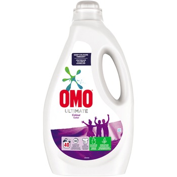 Detergent lichid Omo Ultimate Color Concentrat, 40 spalari, 2L Detergent lichid Omo Ultimate Color Concentrat, 40 spalari, 2L