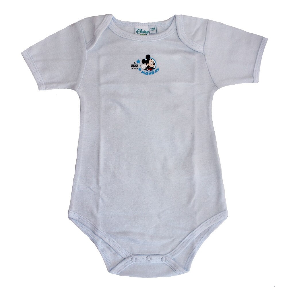 Body maneca scurta, albastru deschis, Monday