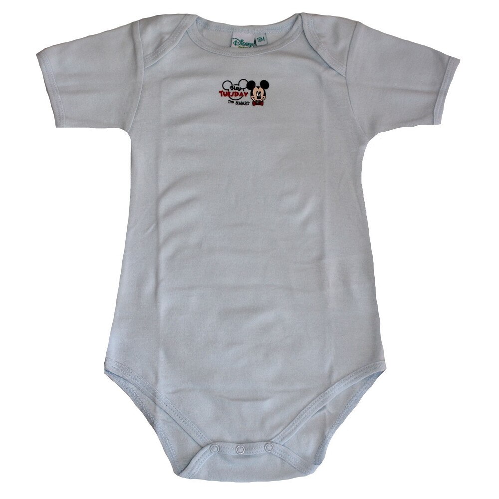 Body maneca scurta, albastru deschis, Tuesday