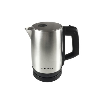 Fierbator de apa, 2200W, capacitate 1,7 L, carcasa din otel inoxidabil, Beper BB.102 Fierbator de apa, 2200W, capacitate 1,7 L, carcasa din otel inoxidabil, Beper BB.102