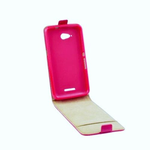 Husa protectie SLIM FLIP pentru Samsung GALAXY S7 EDGE (G935), Flip vertical, Piele, Roz