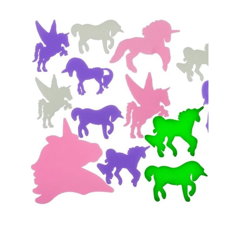 Unicorni decorativi fluorescenti - Radar 90/1056, set 14 buc
