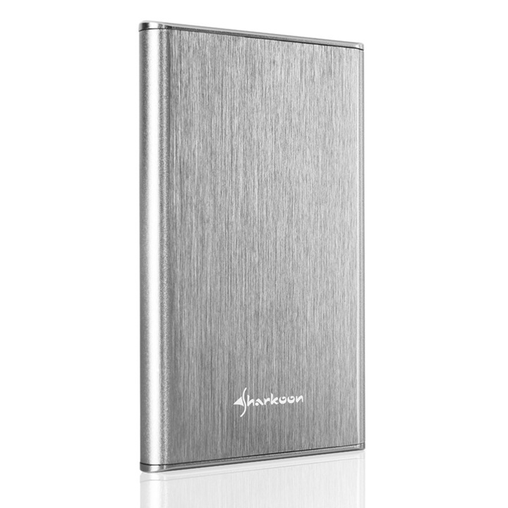 Външна Кутия за Харддиск 2.5" SHARKOON SH0052, Type C USB3.1, Rapid-Case Silver, SATA