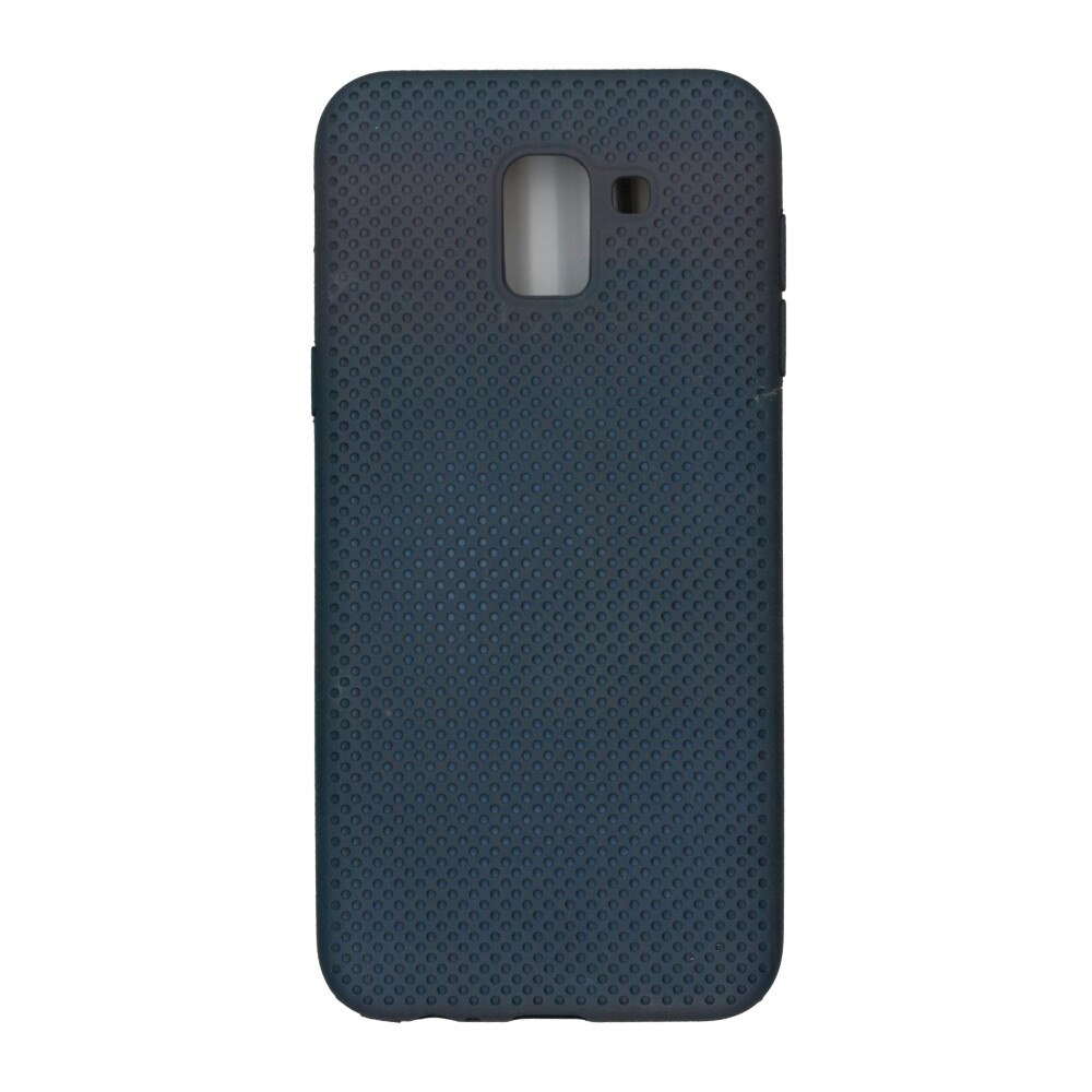 Husa din silicon cu perforatii, Eurocell, pentru Samsung Galaxy J6 2018, albastru