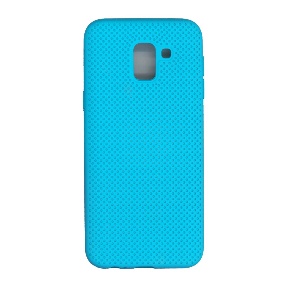 Husa din silicon cu perforatii, Eurocell, pentru Samsung Galaxy J6 2018, bleu
