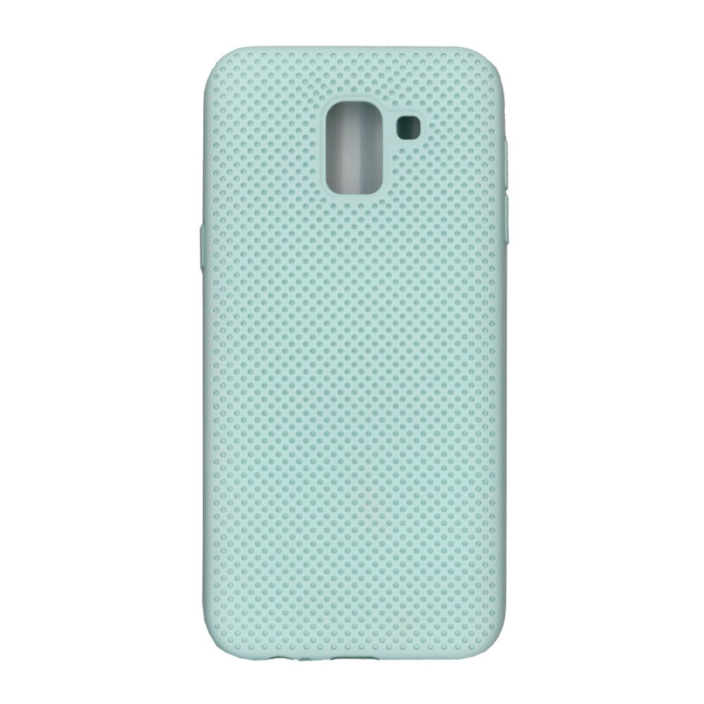 Husa din silicon cu perforatii, Eurocell, pentru Samsung Galaxy J6 2018, verde
