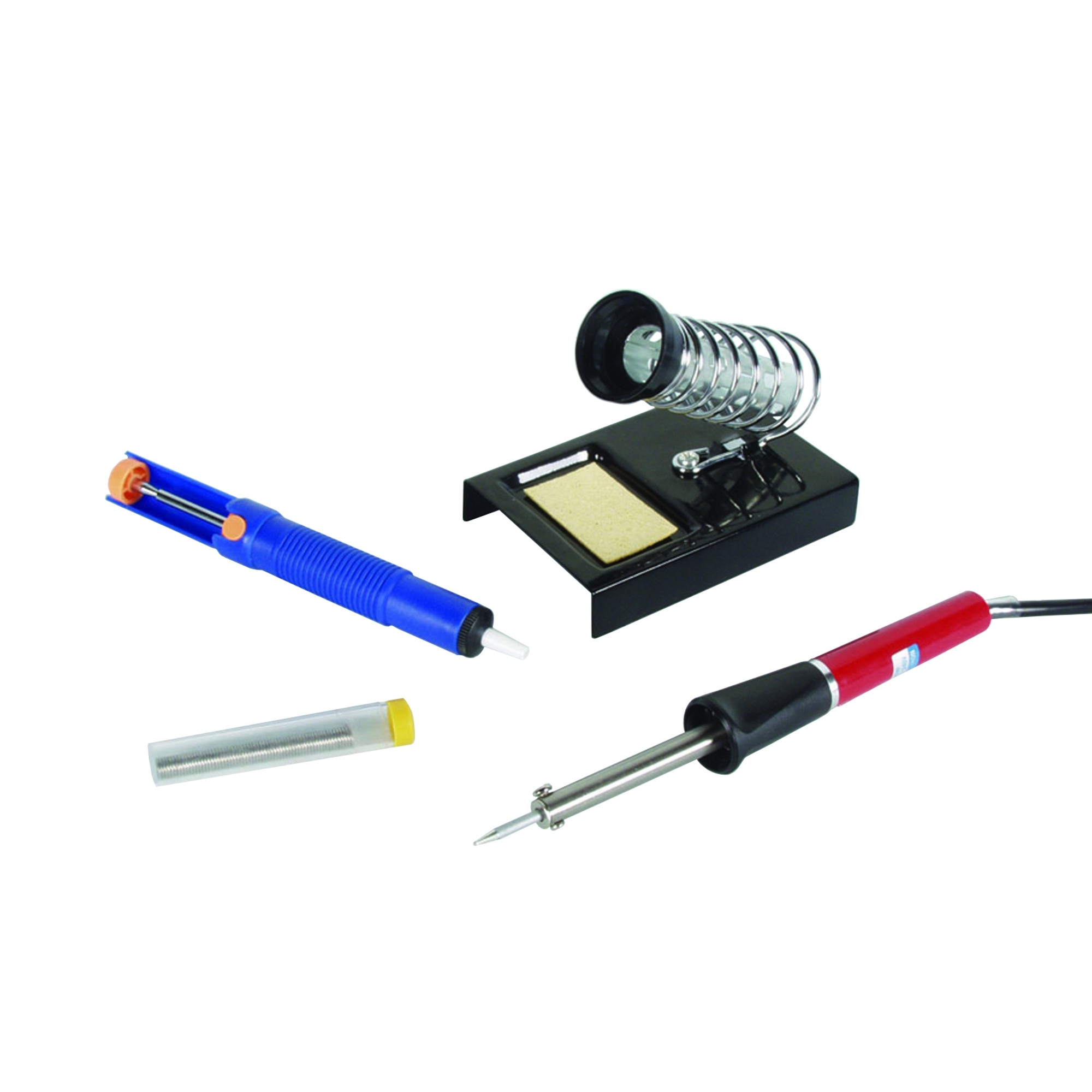 Kit pentru lipit Velleman, ciocan, pompa, stand, fludor