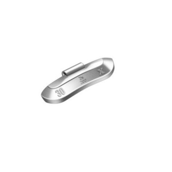 Plumbi standard 30 grame pentru echilibrat jante de tabla, set de 100 bucati Plumbi standard 30 grame pentru echilibrat jante de tabla, set de 100 bucati