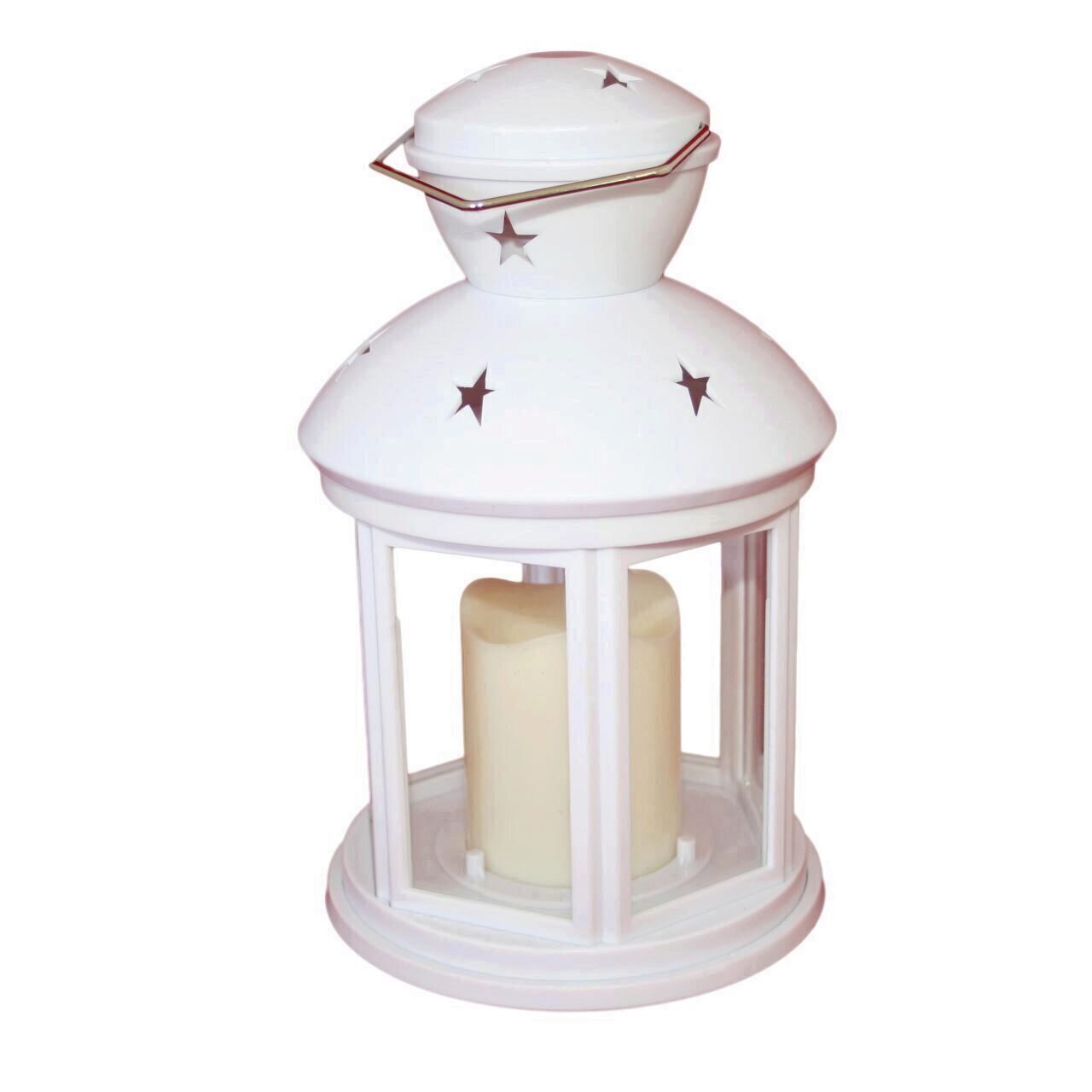 Lampa cu led tip flacara Home LTN 1/WH, alba, 1 Led portocaliu