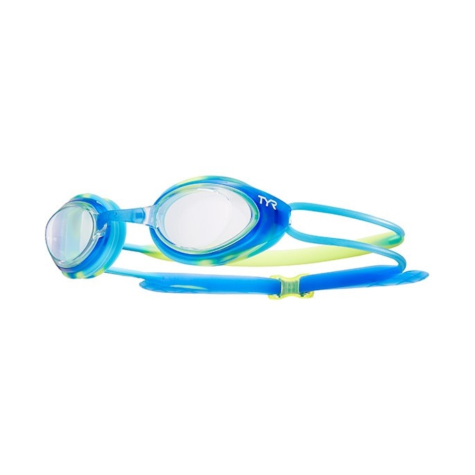 Ochleari de Inot BlackHawk Racing de Junior - 487 - Albastru/Verde
