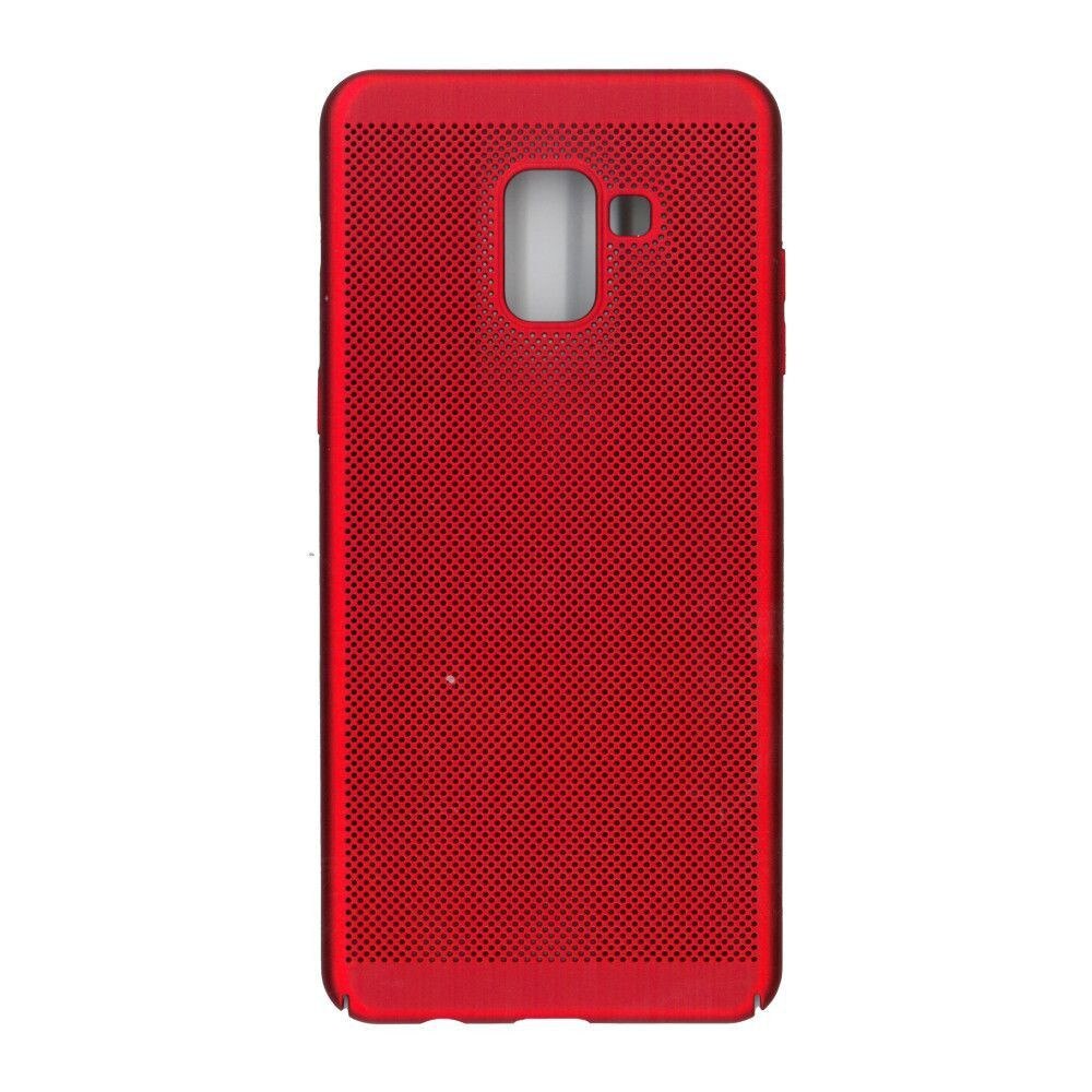 Husa Samsung Galaxy A8 2018 Flippy Deluxe Ultra Slim cu aerisire Rosu