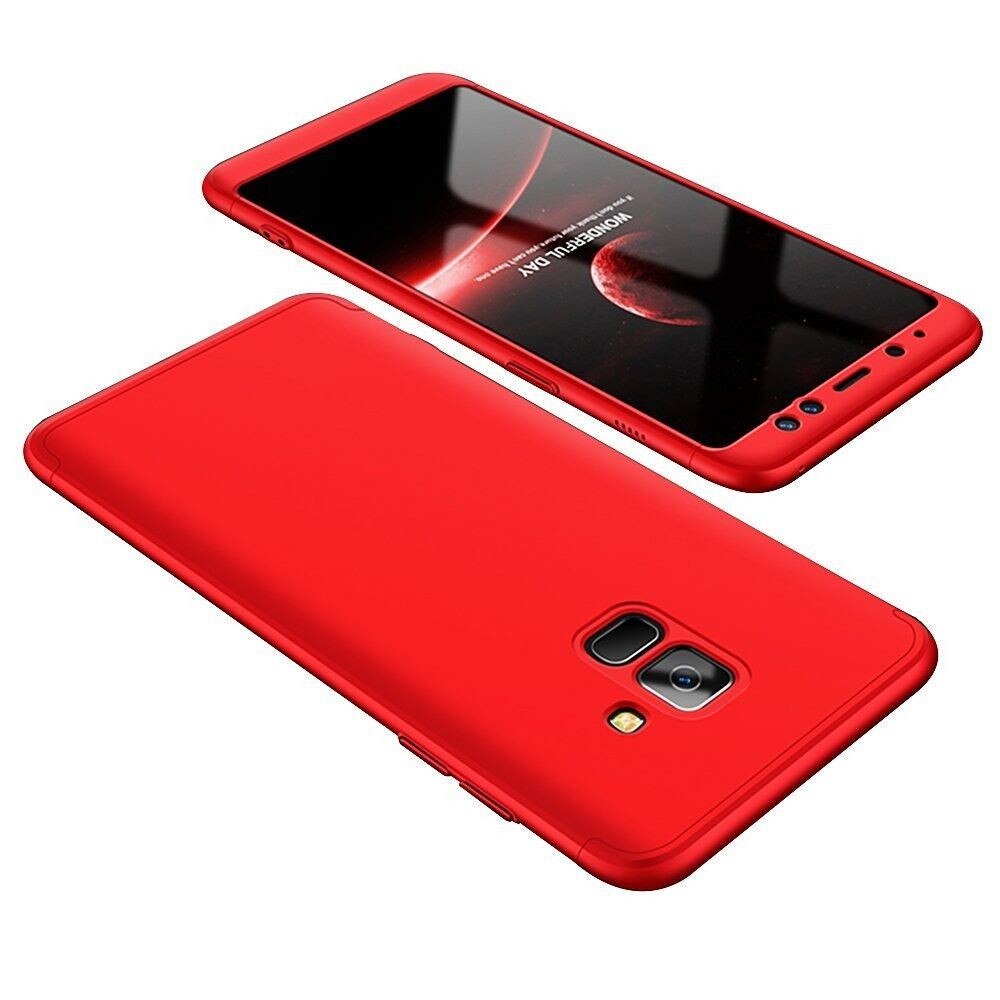 Husa Samsung Galaxy S8 Flippy Ultra-subtire 3 in 1 Rosu/Red