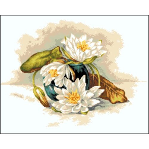 Nuferi de matase kit goblen cu diagrama color, Rogoblen eMAG.ro