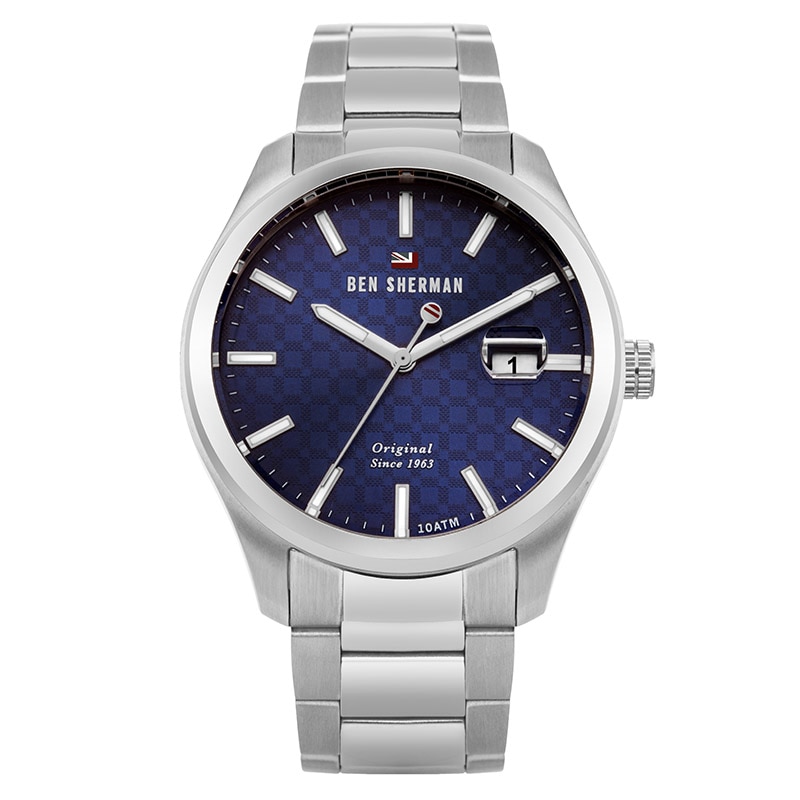 Ceas pentru barbati Ben Sherman, curea metalica argintie, WBS109BSM