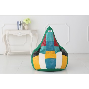 Fotoliu spuma memorie tip para Heinner Home, 80cm, patch verde Fotoliu spuma memorie tip para Heinner Home, 80cm, patch verde