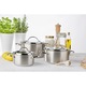 Cratita inox, cu capac, 24cm/6L, "Resto" - Demeyere