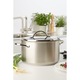 Cratita inox, cu capac, 24cm/6L, "Resto" - Demeyere