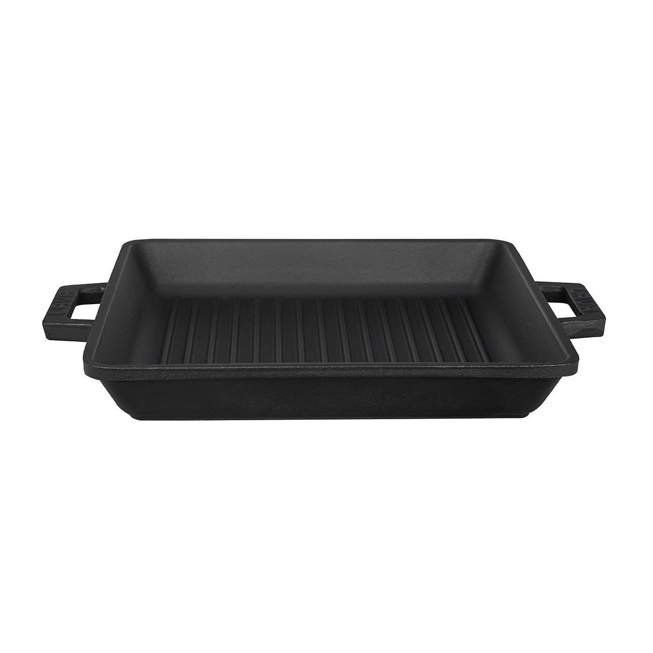 LAVA CAST IRON Lava Enameled Cast Iron Grill and Griddle Pan 13.5