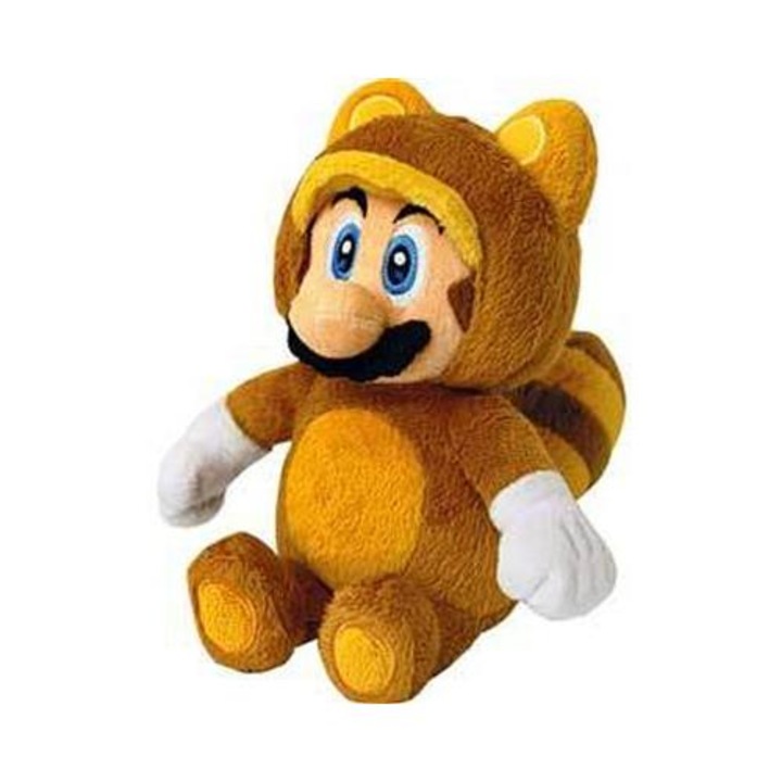 Jucarie De Plus Official Sanei Super Mario Bros Tanooki Mario 28Cm