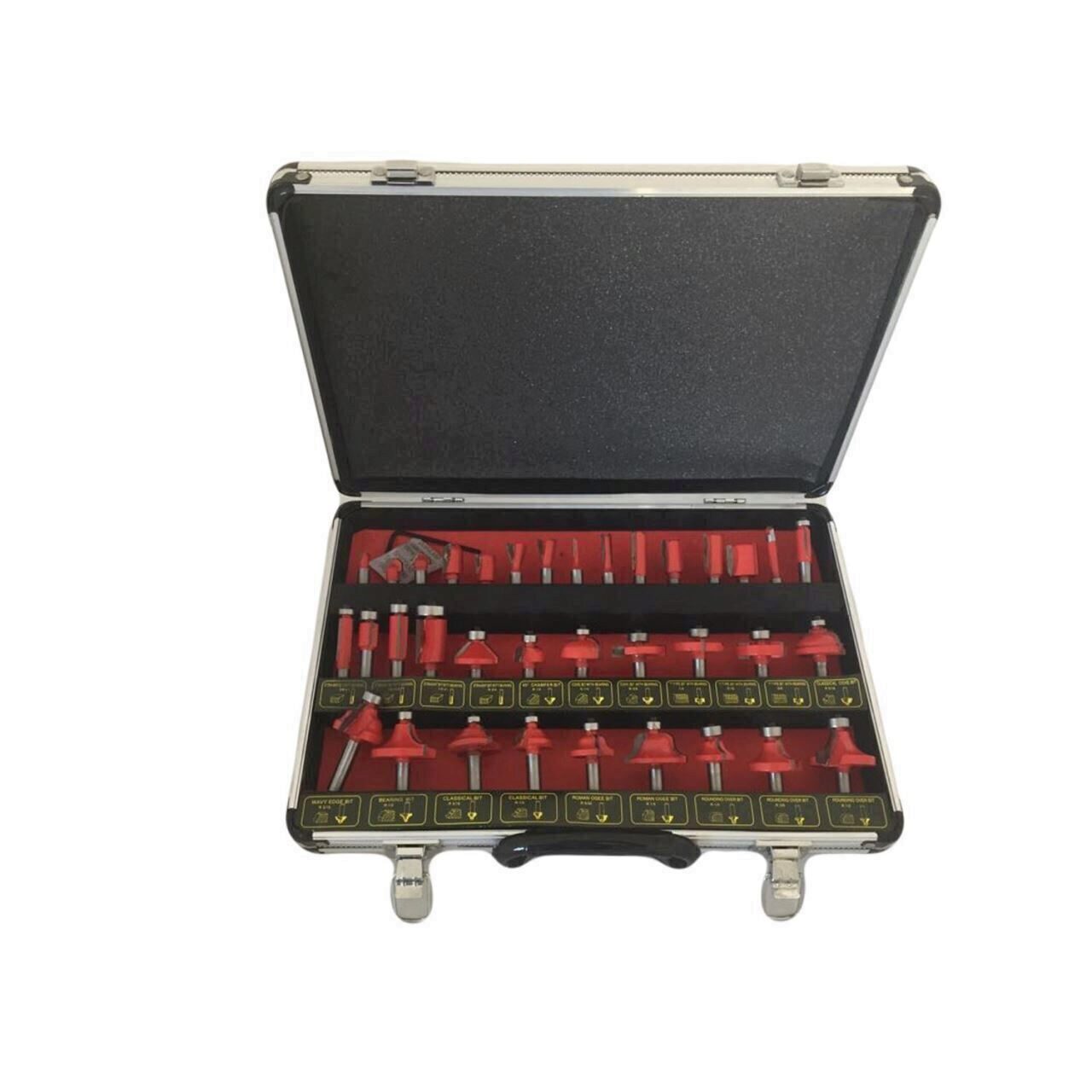 Set freze profilate Strend Pro 35buc, in valiza de aluminiu