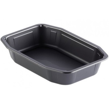 Caserola Infoliabila Meniu, Neagra 215x148- 40mm -840ml /328Buc. Caserola Infoliabila Meniu, Neagra 215x148- 40mm -840ml /328Buc.