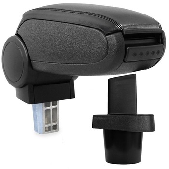 Cotiera Toyota Yaris II ( 01.2005 - ) marca aVr - negru piele ecologica Cotiera Toyota Yaris II ( 01.2005 - ) marca aVr - negru piele ecologica