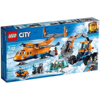 LEGO® City Avion de aprovizionare arctic 60196 LEGO® City Avion de aprovizionare arctic 60196