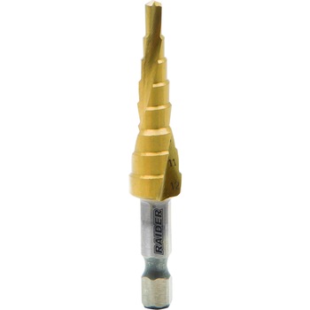 Burghiu conic in trepte HEX 1/4 Burghiu conic in trepte HEX 1/4