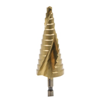 Burghiu conic in trepte HEX 1/4 Burghiu conic in trepte HEX 1/4