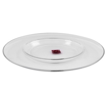 Set 2 farfurii servire rotunde F&D, cristal, ⌀22.8 cm, Transparente Set 2 farfurii servire rotunde F&D, cristal, ⌀22.8 cm, Transparente