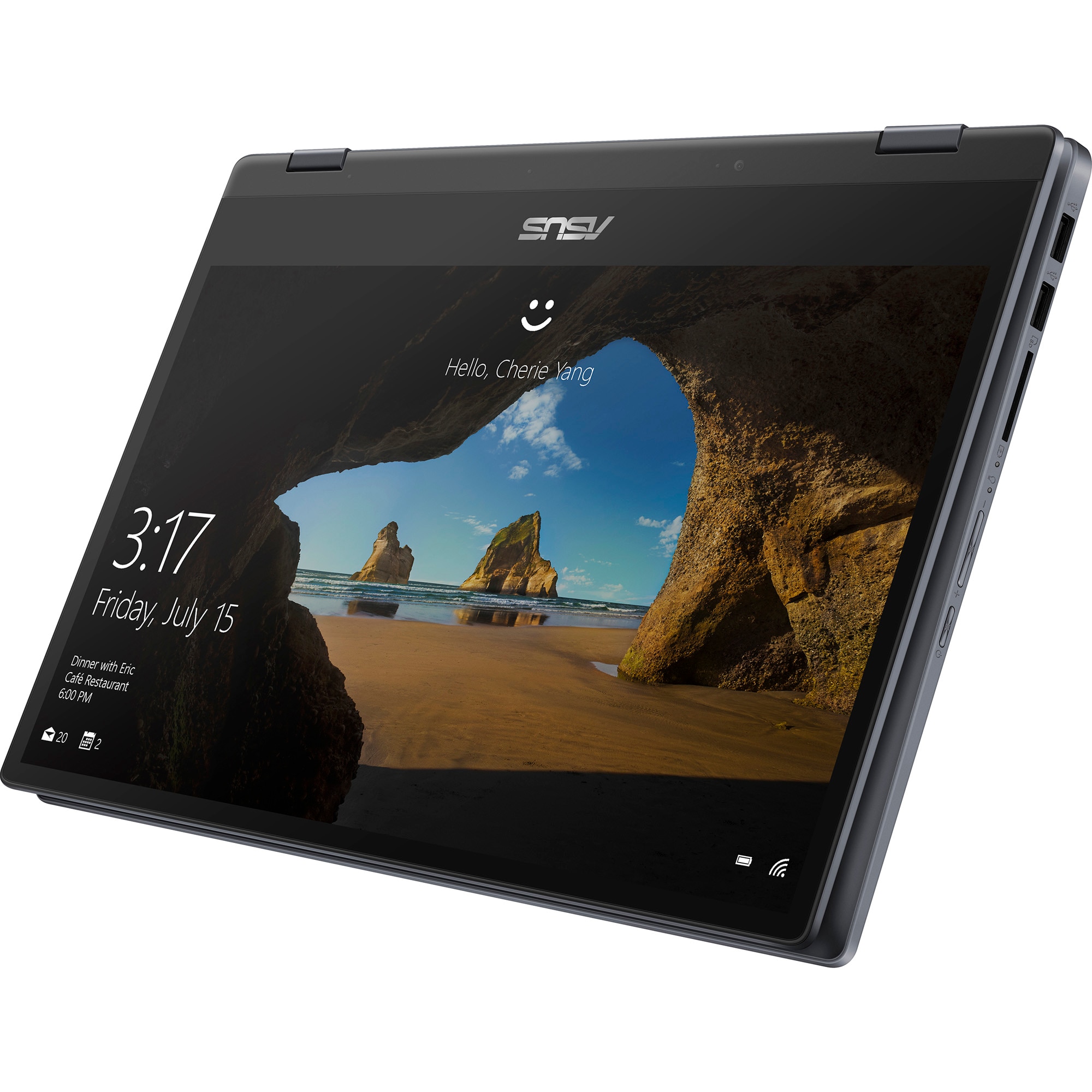 Laptop 2 in 1 ASUS VivoBook Flip 14 TP412UA cu procesor Intel
