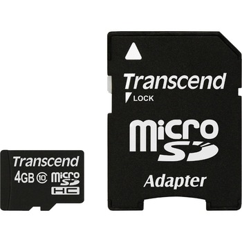 Imagini TRANSCEND TS4GUSDHC10 - Compara Preturi | 3CHEAPS