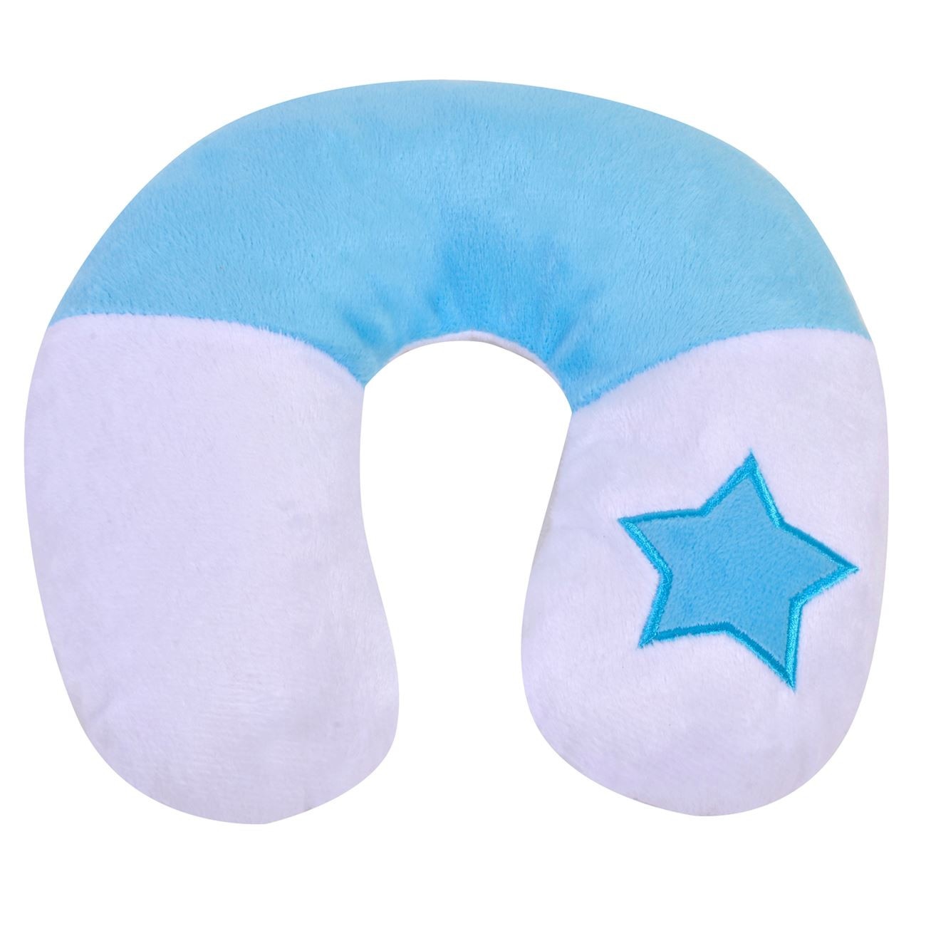 Perna de calatorie pentru bebelusi ajuta la pozitionarea gatului , 20 cm , albastra