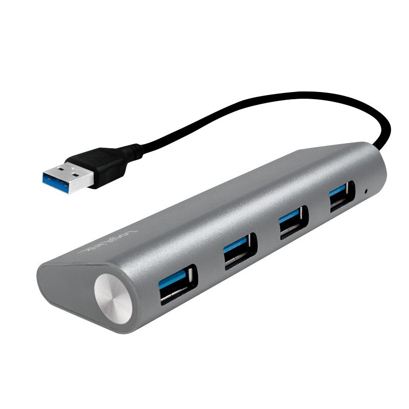 HUB 4 porturi USB3.0, Carcasa Aluminiu, Logilink UA0307