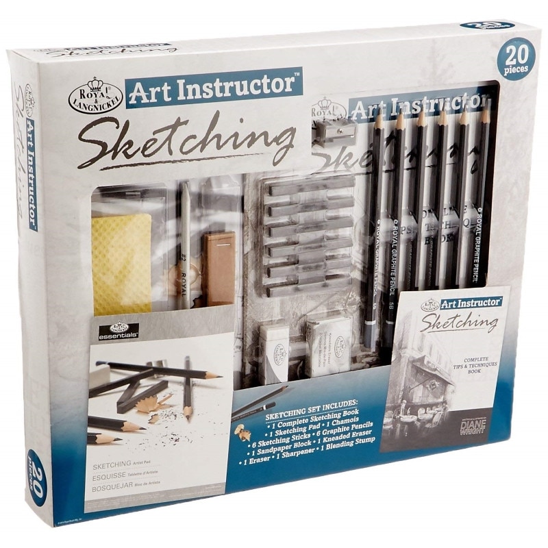Set 20 piese schite Art Instructor Royal & Langnickel