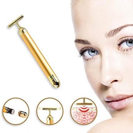 Масажор за лице за подмладяване на кожата - Beauty Bar 24k Golden Pulse