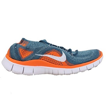 Pantofi sport pentru alergare Nike Free Flyknit+ , 35,5 EU , portocaliu/verde Pantofi sport pentru alergare Nike Free Flyknit+ , 35,5 EU , portocaliu/verde