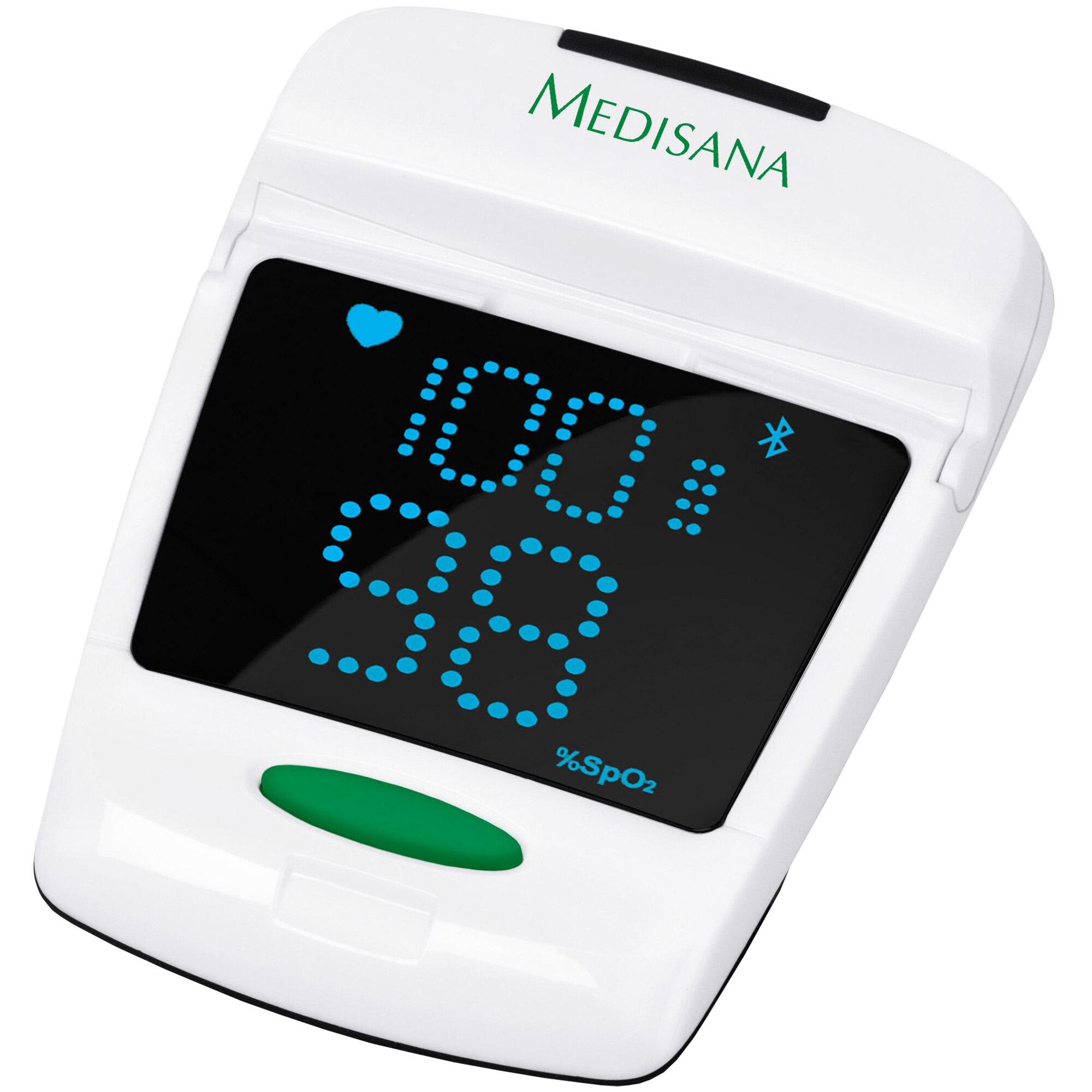 Puls oximetru portabil Medisana PM150 79457, Bluetooth, Display LED, Alb