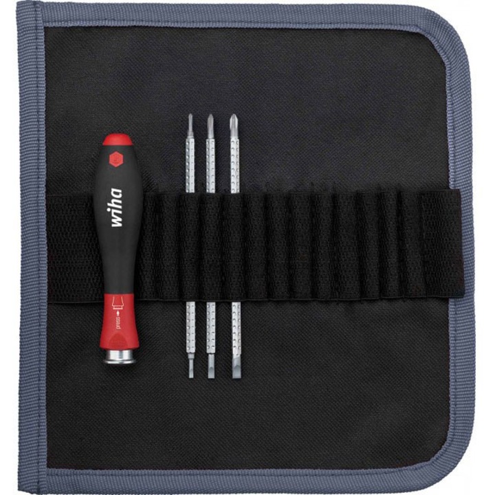 WIHA SoftFinish® teleszkópos többkomponensű nyélkészlet 3 db SYSTEM 4 rúddal