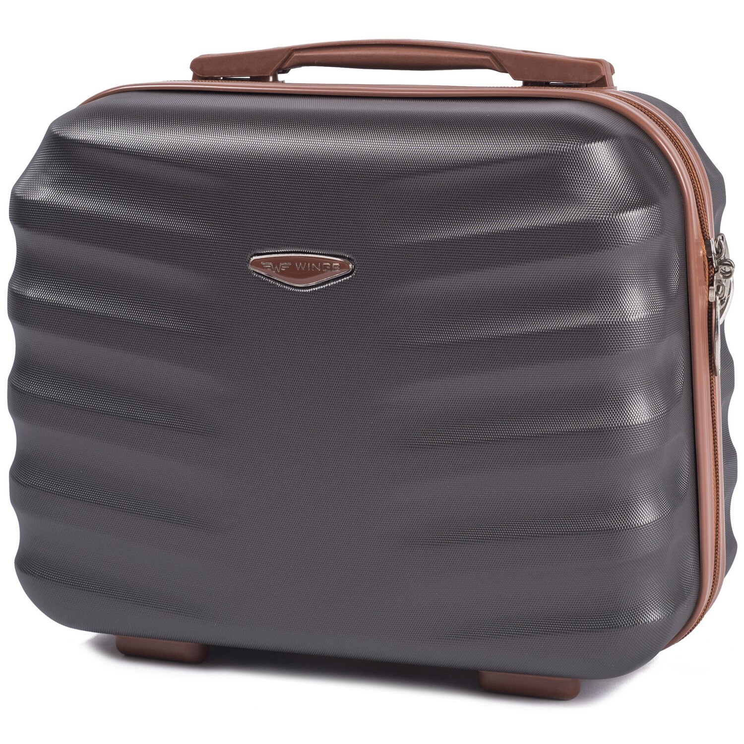 Geanta cosmetice, Wings, ABS, Albatross, Antracit