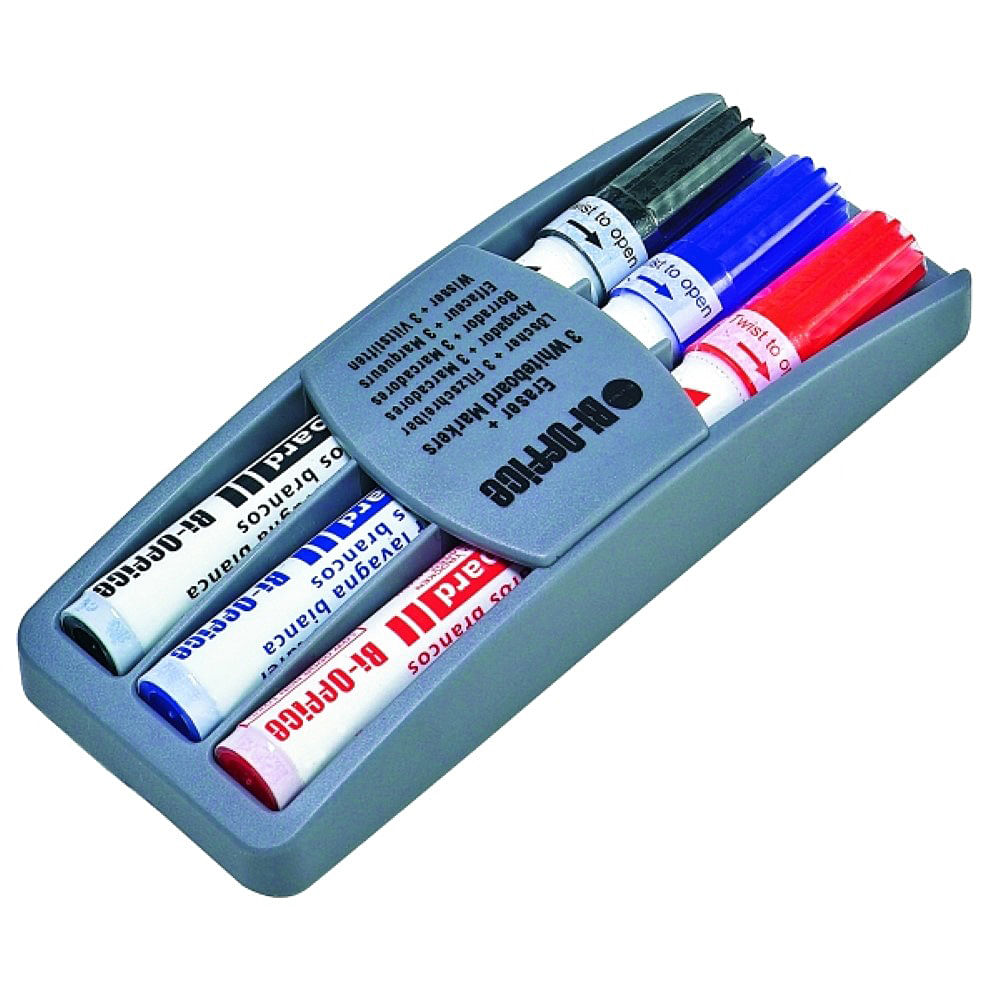 Kit burete cu 3 markere Bi-Silque pe suport