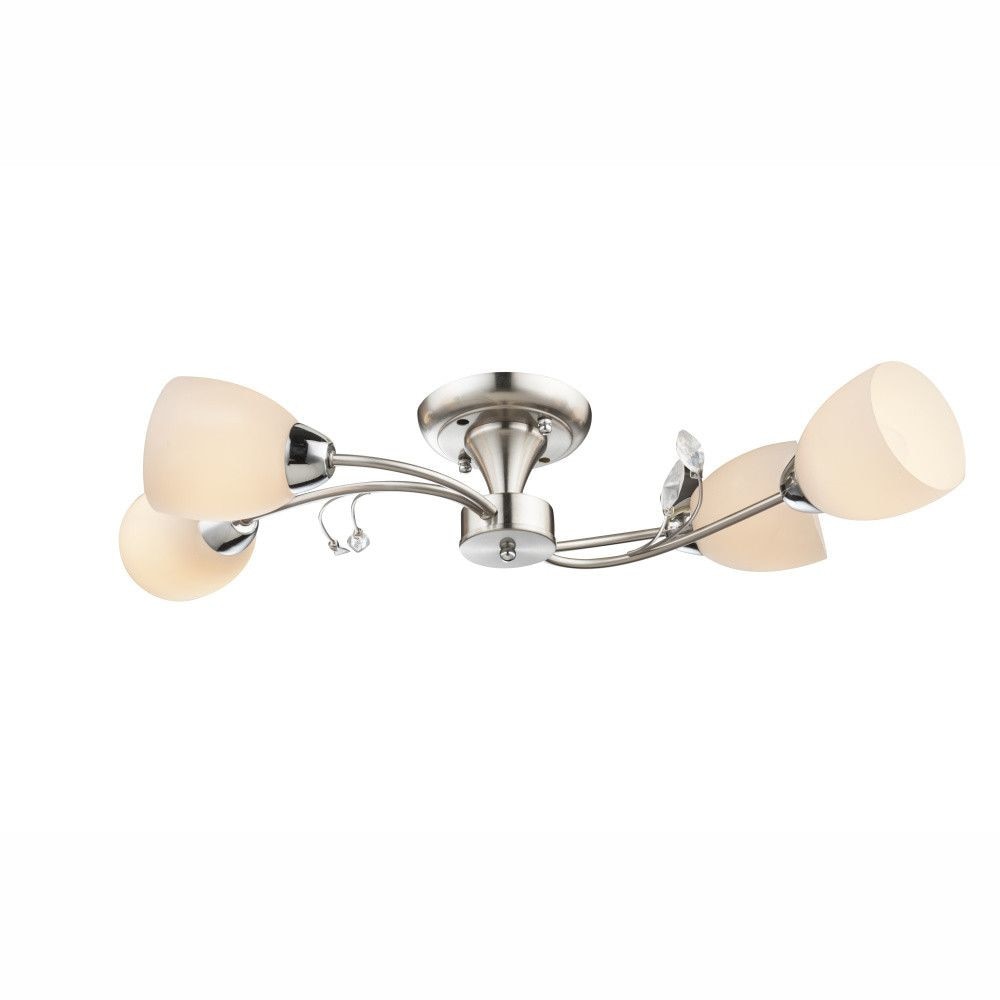 Lustra clasica 4 becuri E14 Singu 60215-4D Globo