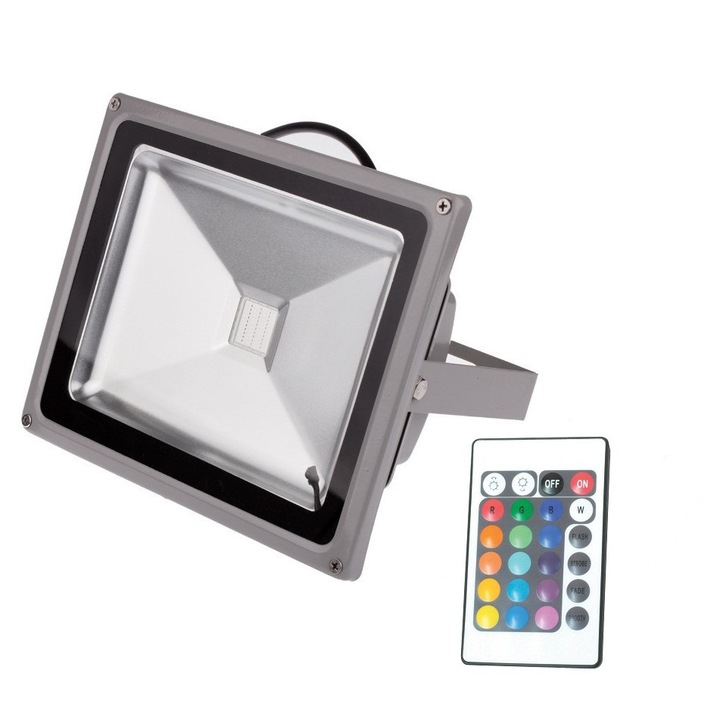 LED проектор, 10W, RGB, с дистанционно
