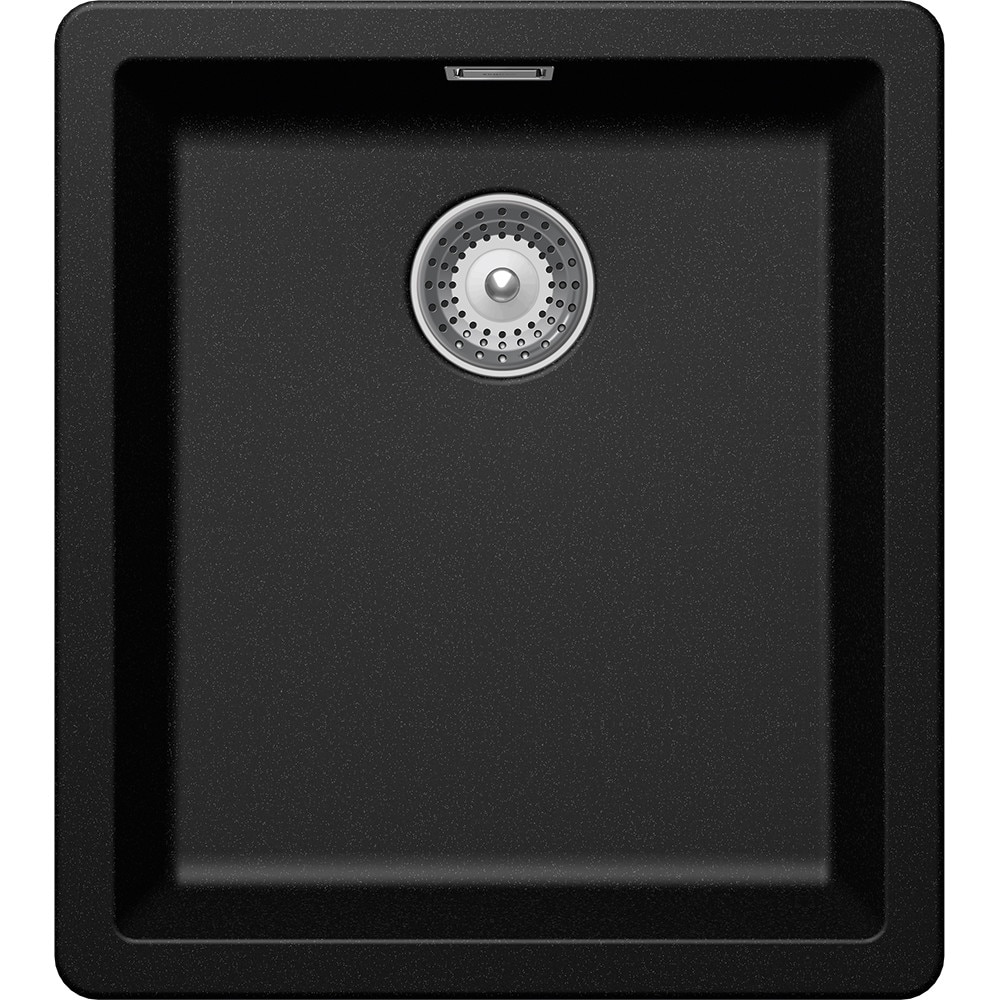 Chiuveta granit Schock Greenwich N-100S Magma Cristadur, 406 x 456 mm, adancime cuva 200 mm, montare sub blat