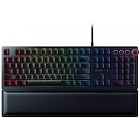 Tastatura gaming mecanica Razer Huntsman Elite, iluminare Chroma RGB, switch optic clicky, Negru