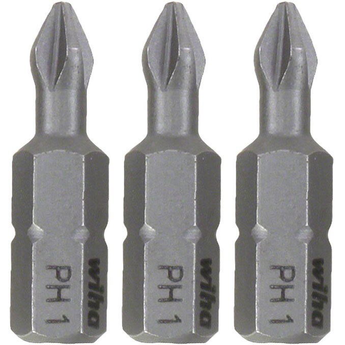 Set 3 biti profesionali PH1, WIHA Standard, 1/4